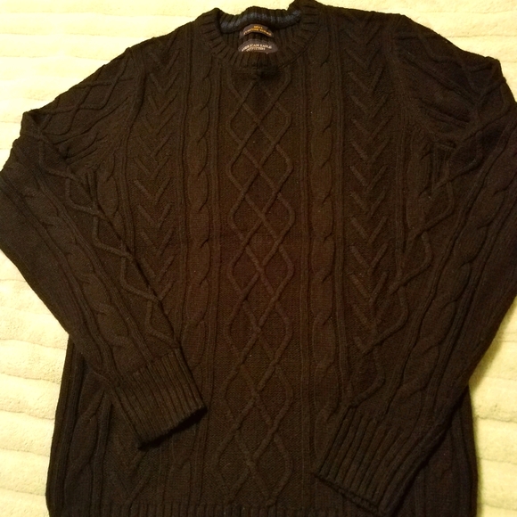 AE Navy Blue Men's Knitting Sweater Size Small - Picture 1 of 3